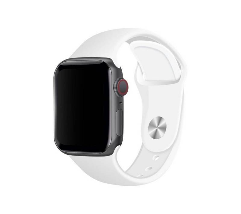 SmartUP Smartwatch-Armband für Apple Watch 11 10 9 8 7 6 5 4 3 SE Ultra Silikon Sport Ersatzband, kompatibel mit allen Apple Watch Modellen, atmungsaktives Silikon von SmartUP