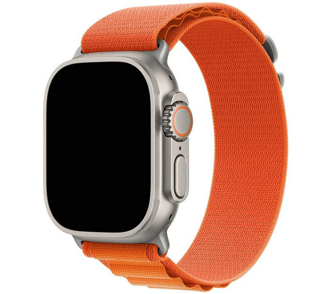 SmartUP Smartwatch-Armband für Apple Watch 11-1 / SE Ultra /3 Titan Alpine Nylon Ersatzband Sport, kompatibel mit allen Apple Watch Modellen, atmungsaktives Nylon von SmartUP