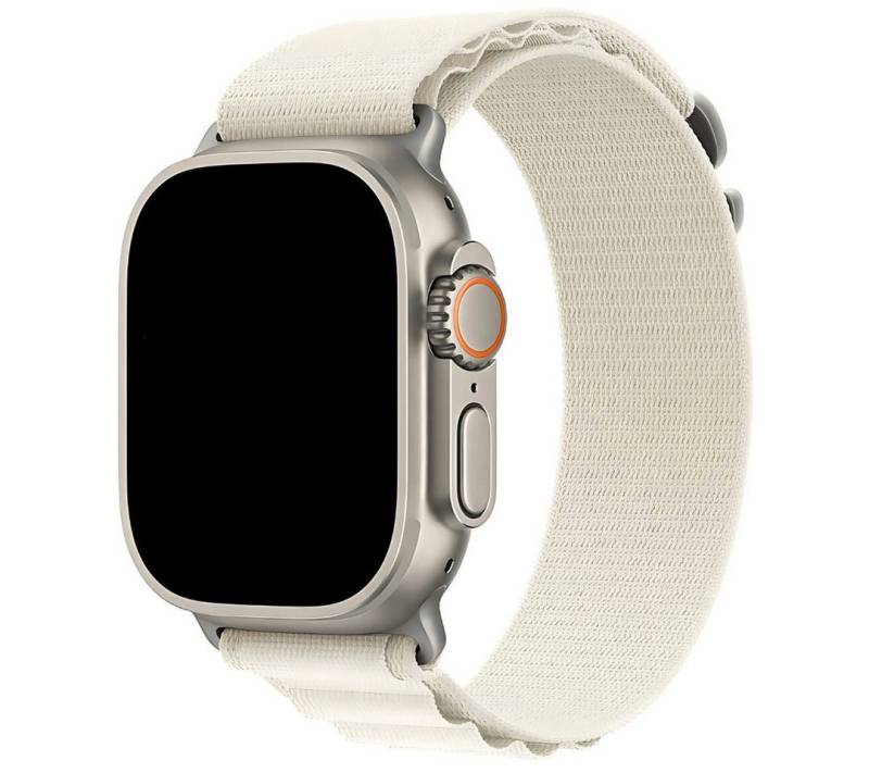 SmartUP Smartwatch-Armband für Apple Watch 11-1 / SE Ultra /3 Titan Alpine Nylon Ersatzband Sport, kompatibel mit allen Apple Watch Modellen, atmungsaktives Nylon von SmartUP