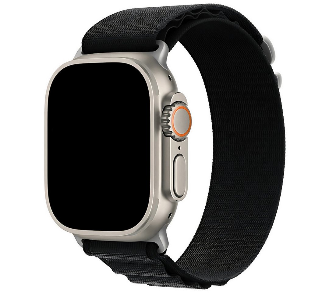 SmartUP Smartwatch-Armband für Apple Watch 11-1 / SE Ultra /3 Titan Alpine Nylon Ersatzband Sport, kompatibel mit allen Apple Watch Modellen, atmungsaktives Nylon von SmartUP