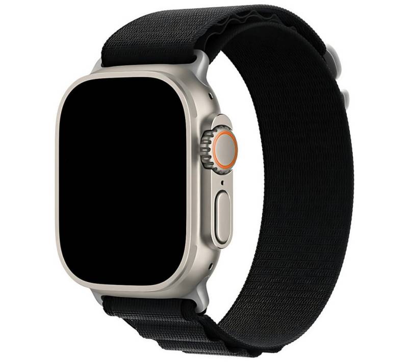 SmartUP Smartwatch-Armband für Apple Watch 11-1 / SE Ultra /3 Titan Alpine Nylon Ersatzband Sport, kompatibel mit allen Apple Watch Modellen, atmungsaktives Nylon von SmartUP
