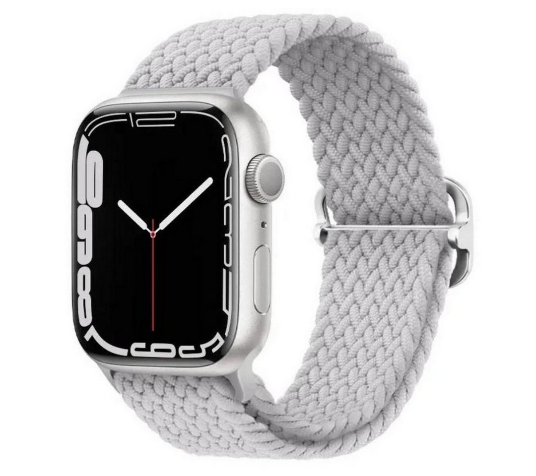 SmartUP Smartwatch-Armband für Apple Watch 11-1 / SE Ultra Nylon Solo Loop Ersatzband Geflochten, kompatibel mit allen Apple Watch Modellen, atmungsaktives Nylon von SmartUP