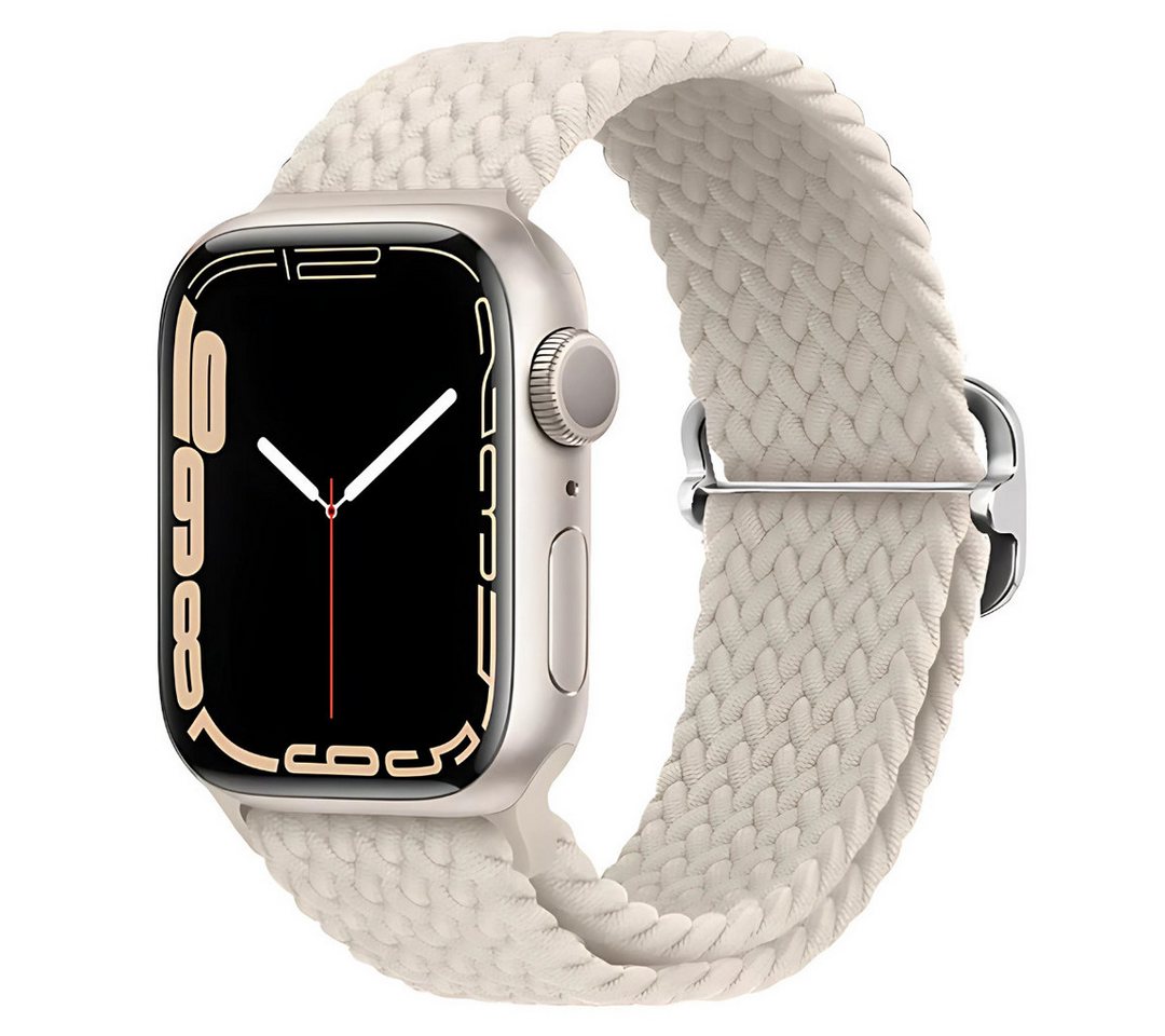 SmartUP Smartwatch-Armband für Apple Watch 11-1 / SE Ultra Nylon Solo Loop Ersatzband Geflochten, kompatibel mit allen Apple Watch Modellen, atmungsaktives Nylon von SmartUP