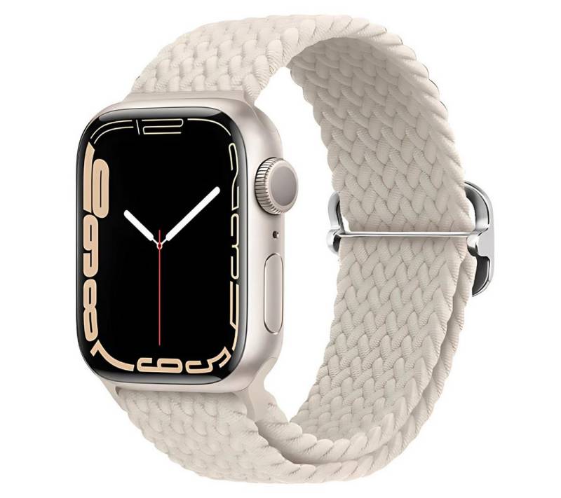 SmartUP Smartwatch-Armband für Apple Watch 11-1 / SE Ultra Nylon Solo Loop Ersatzband Geflochten, kompatibel mit allen Apple Watch Modellen, atmungsaktives Nylon von SmartUP