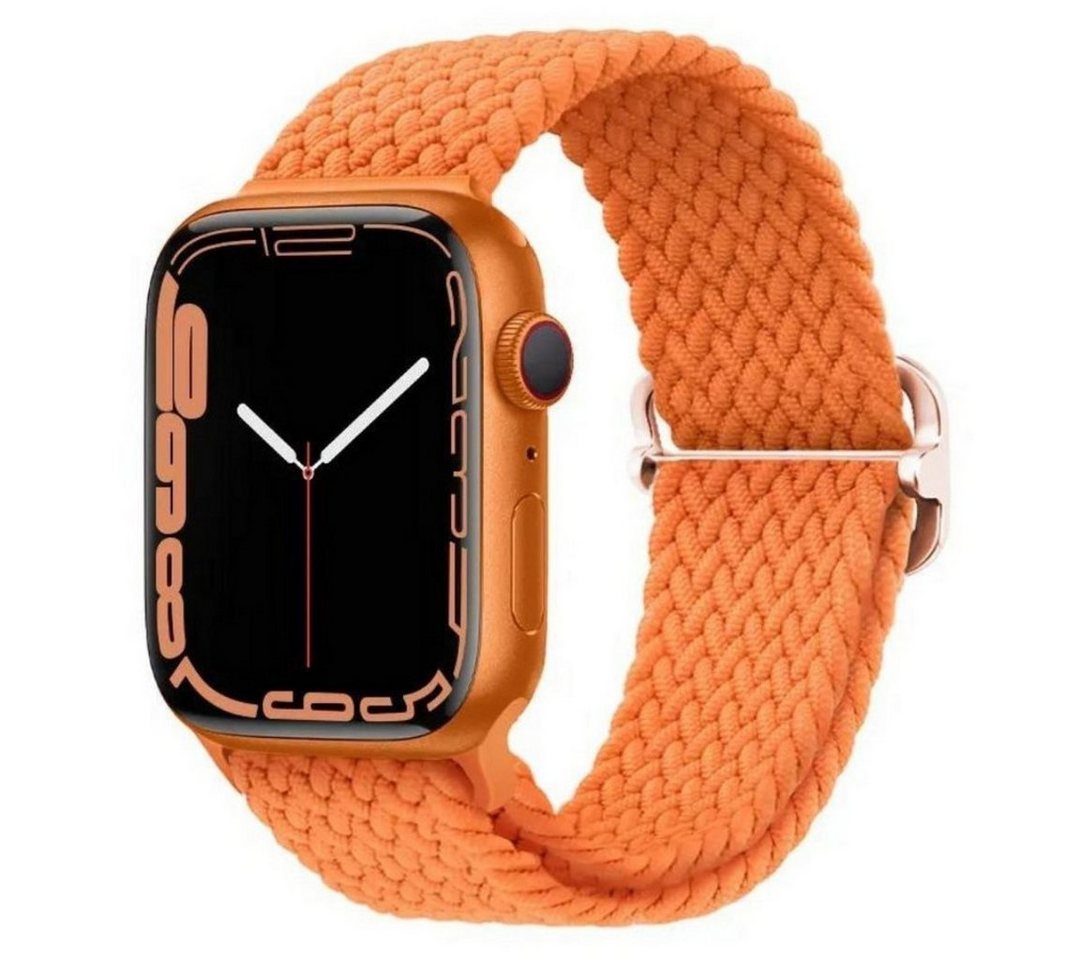 SmartUP Smartwatch-Armband für Apple Watch 11-1 / SE Ultra Nylon Solo Loop Ersatzband Geflochten, kompatibel mit allen Apple Watch Modellen, atmungsaktives Nylon von SmartUP