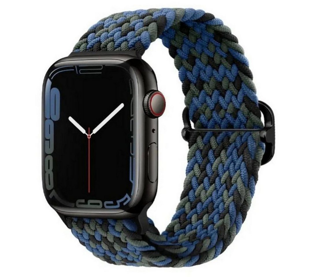 SmartUP Smartwatch-Armband für Apple Watch 11-1 / SE Ultra Nylon Solo Loop Ersatzband Geflochten, kompatibel mit allen Apple Watch Modellen, atmungsaktives Nylon von SmartUP