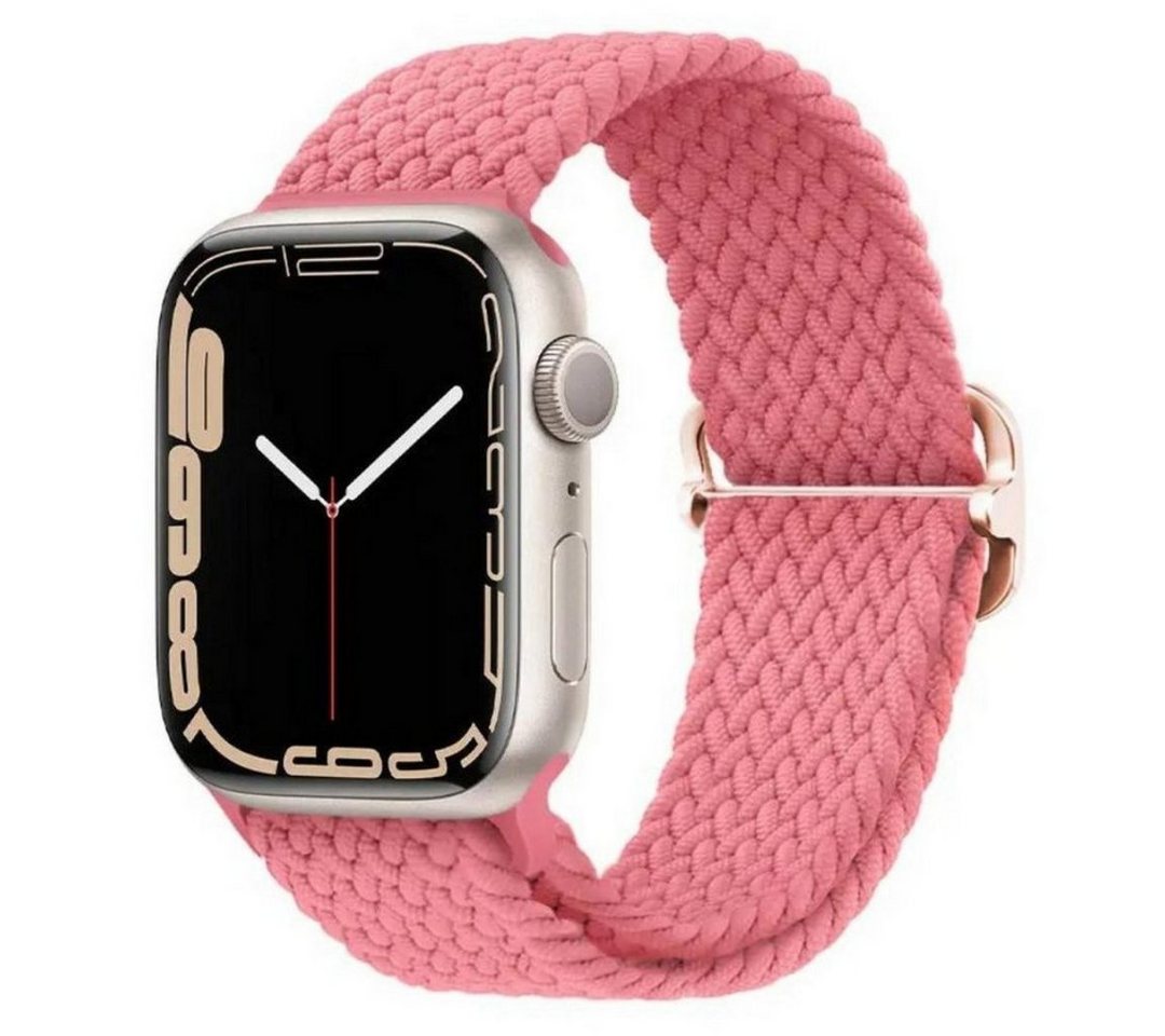 SmartUP Smartwatch-Armband für Apple Watch 11-1 / SE Ultra Nylon Solo Loop Ersatzband Geflochten, kompatibel mit allen Apple Watch Modellen, atmungsaktives Nylon von SmartUP