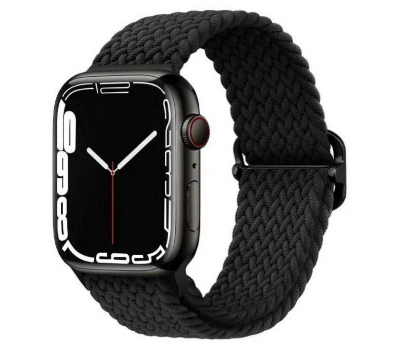 SmartUP Smartwatch-Armband für Apple Watch 11-1 / SE Ultra Nylon Solo Loop Ersatzband Geflochten, kompatibel mit allen Apple Watch Modellen, atmungsaktives Nylon von SmartUP