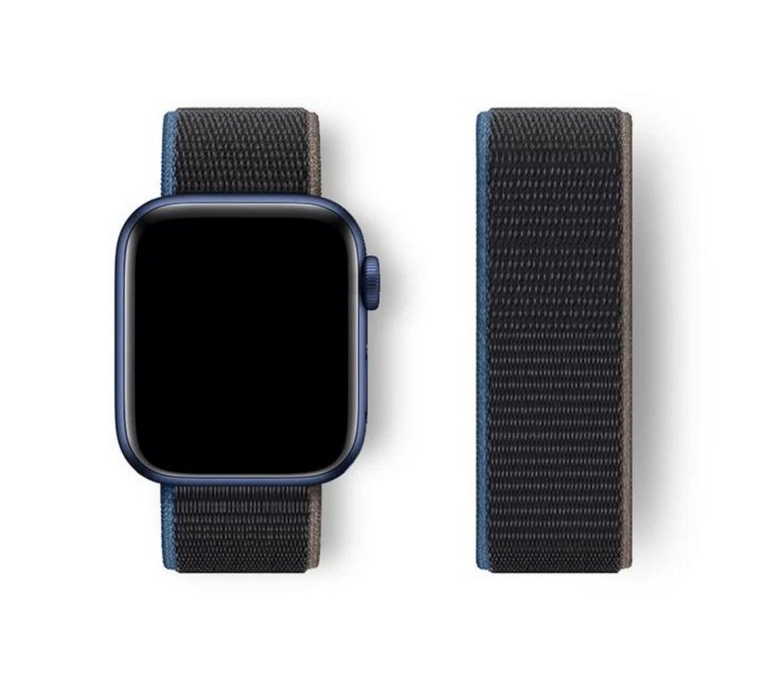 SmartUP Smartwatch-Armband für Apple Watch 11 10 9 8 7 6 5 4 3 2 SE Ultra Nylon Sport Ersatzband, kompatibel mit allen Apple Watch Modellen, atmungsaktives Nylon von SmartUP