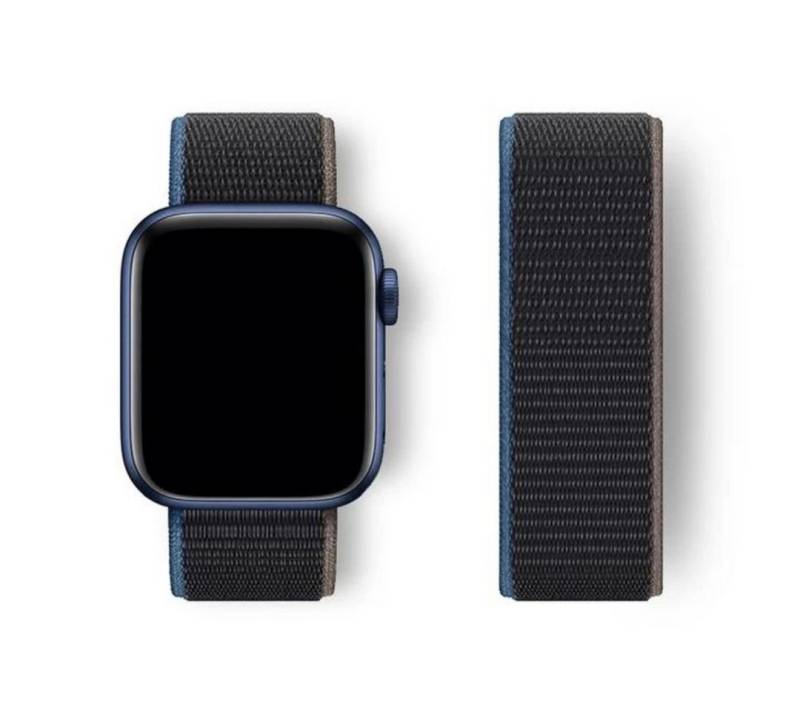 SmartUP Smartwatch-Armband für Apple Watch 11 10 9 8 7 6 5 4 3 2 SE Ultra Nylon Sport Ersatzband, kompatibel mit allen Apple Watch Modellen, atmungsaktives Nylon von SmartUP