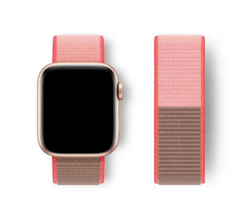 SmartUP Smartwatch-Armband für Apple Watch 11 10 9 8 7 6 5 4 3 2 SE Ultra Nylon Sport Ersatzband, kompatibel mit allen Apple Watch Modellen, atmungsaktives Nylon von SmartUP