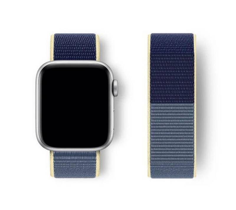 SmartUP Smartwatch-Armband für Apple Watch 11 10 9 8 7 6 5 4 3 2 SE Ultra Nylon Sport Ersatzband, kompatibel mit allen Apple Watch Modellen, atmungsaktives Nylon von SmartUP