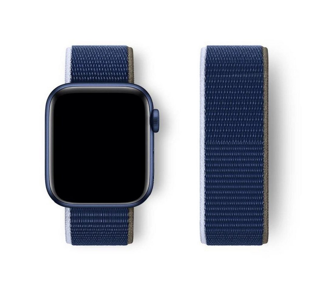 SmartUP Smartwatch-Armband für Apple Watch 11 10 9 8 7 6 5 4 3 2 SE Ultra Nylon Sport Ersatzband, kompatibel mit allen Apple Watch Modellen, atmungsaktives Nylon von SmartUP