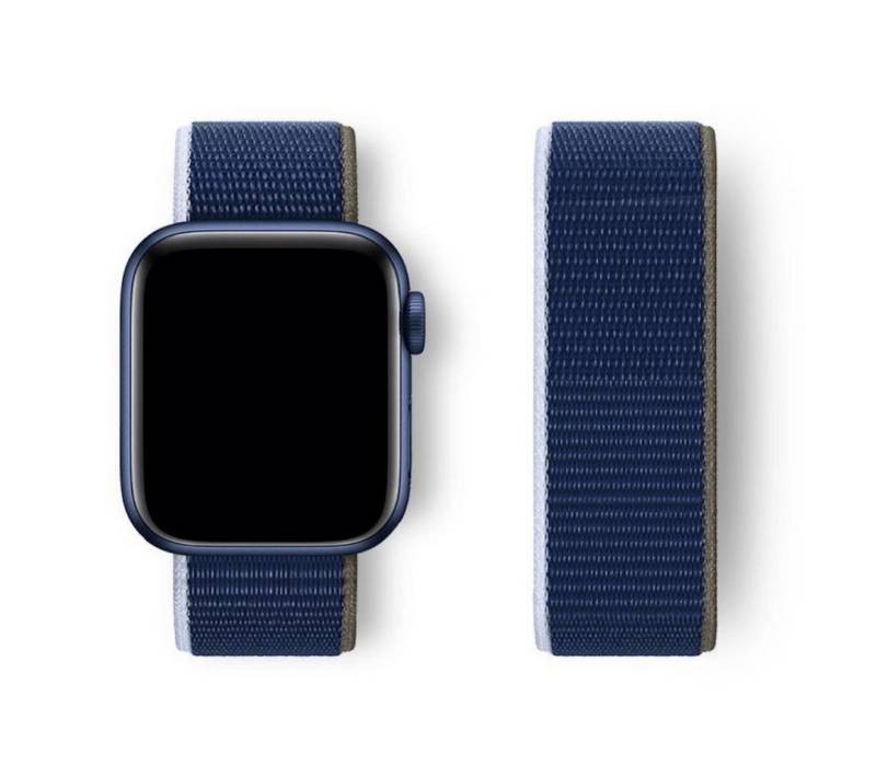 SmartUP Smartwatch-Armband für Apple Watch 11 10 9 8 7 6 5 4 3 2 SE Ultra Nylon Sport Ersatzband, kompatibel mit allen Apple Watch Modellen, atmungsaktives Nylon von SmartUP