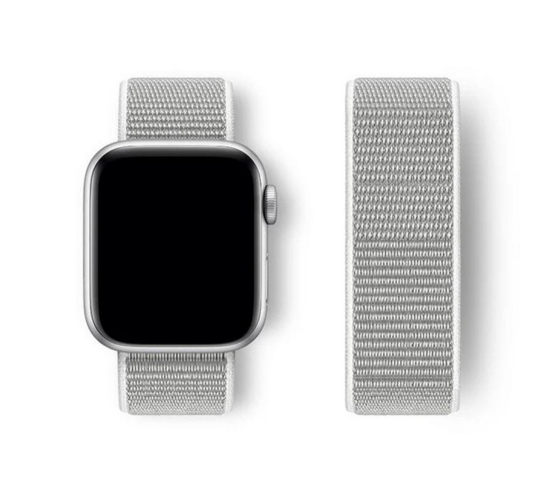 SmartUP Smartwatch-Armband für Apple Watch 11 10 9 8 7 6 5 4 3 2 SE Ultra Nylon Sport Ersatzband, kompatibel mit allen Apple Watch Modellen, atmungsaktives Nylon von SmartUP