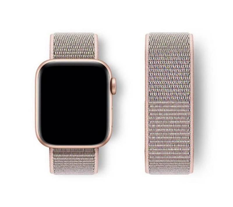 SmartUP Smartwatch-Armband für Apple Watch 11 10 9 8 7 6 5 4 3 2 SE Ultra Nylon Sport Ersatzband, kompatibel mit allen Apple Watch Modellen, atmungsaktives Nylon von SmartUP