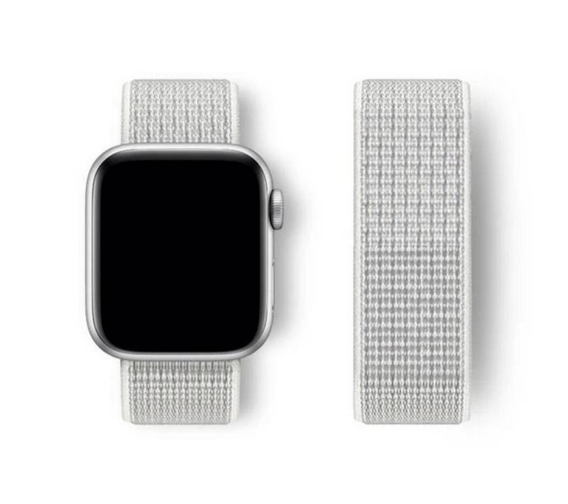 SmartUP Smartwatch-Armband für Apple Watch 11 10 9 8 7 6 5 4 3 2 SE Ultra Nylon Sport Ersatzband, kompatibel mit allen Apple Watch Modellen, atmungsaktives Nylon von SmartUP