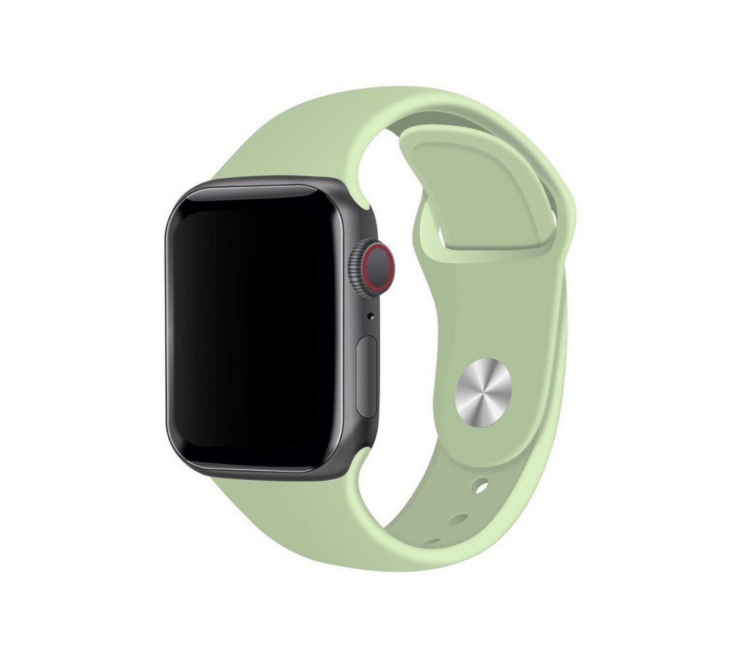 SmartUP Smartwatch-Armband für Apple Watch 11 10 9 8 7 6 5 4 3 SE Ultra Silikon Sport Ersatzband, kompatibel mit allen Apple Watch Modellen, atmungsaktives Silikon von SmartUP