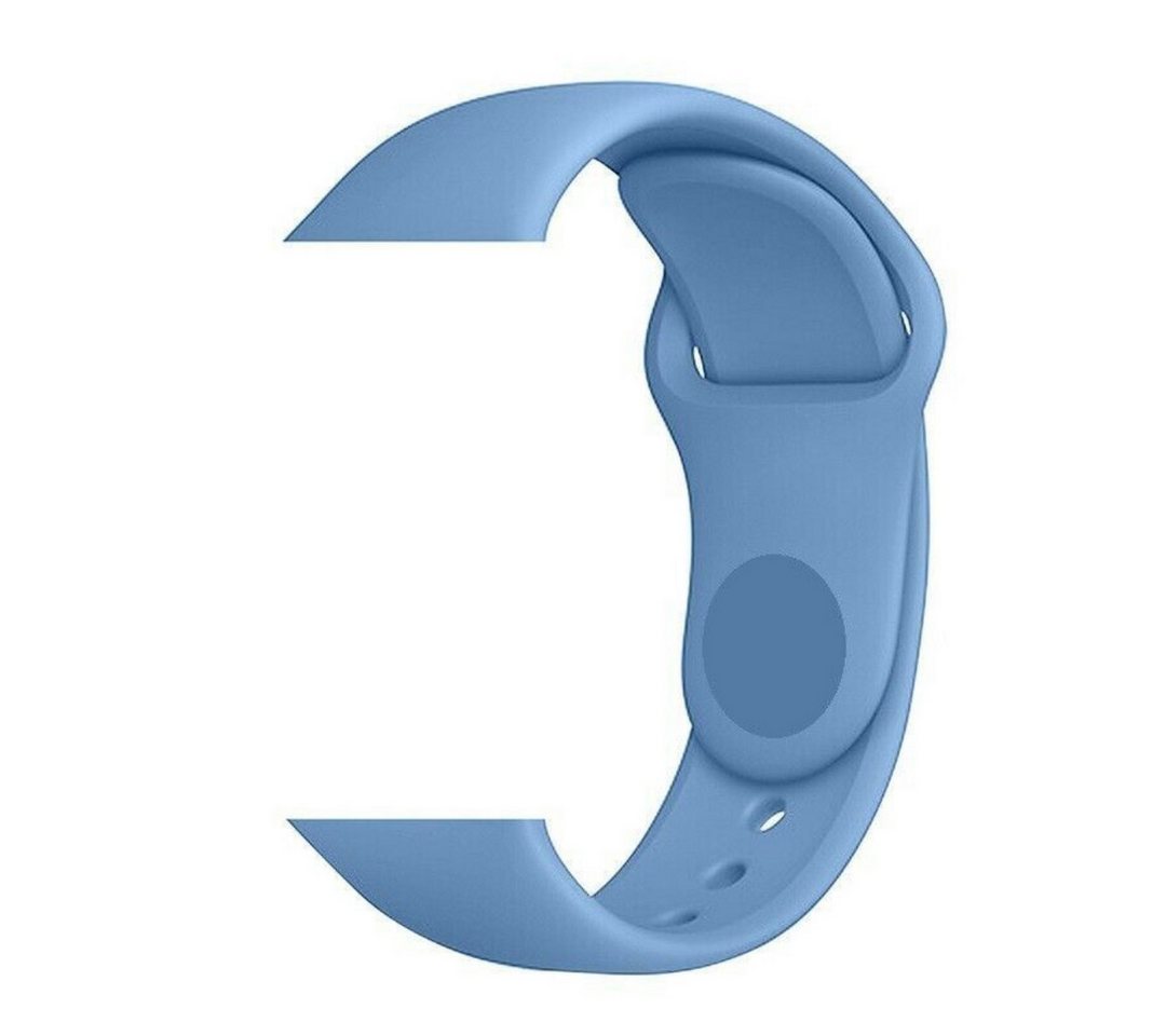 SmartUP Smartwatch-Armband für Apple Watch 11 10 9 8 7 6 5 4 3 SE Ultra Silikon Sport Ersatzband, kompatibel mit allen Apple Watch Modellen, atmungsaktives Silikon von SmartUP