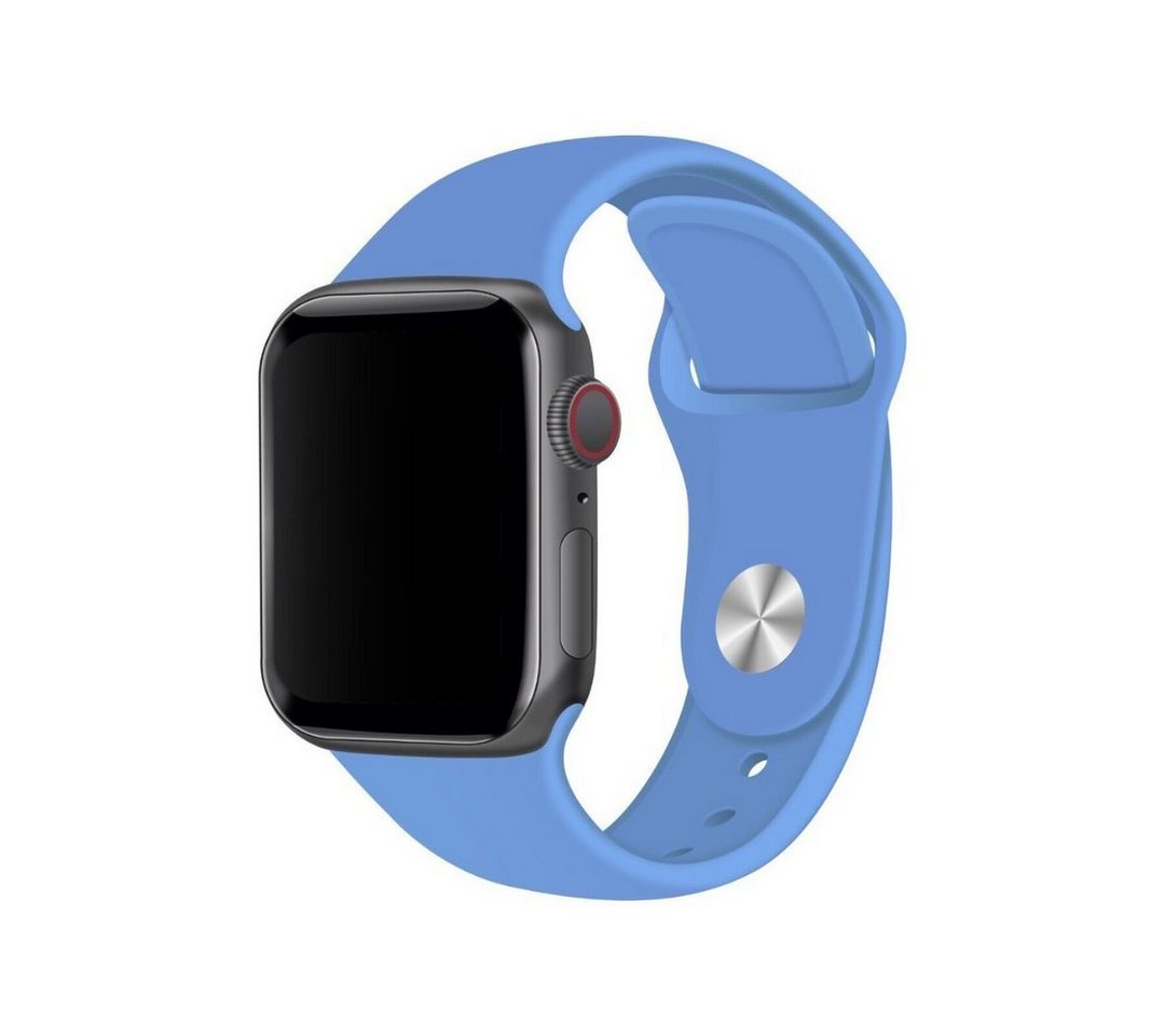 SmartUP Smartwatch-Armband für Apple Watch 11 10 9 8 7 6 5 4 3 SE Ultra Silikon Sport Ersatzband, kompatibel mit allen Apple Watch Modellen, atmungsaktives Silikon von SmartUP