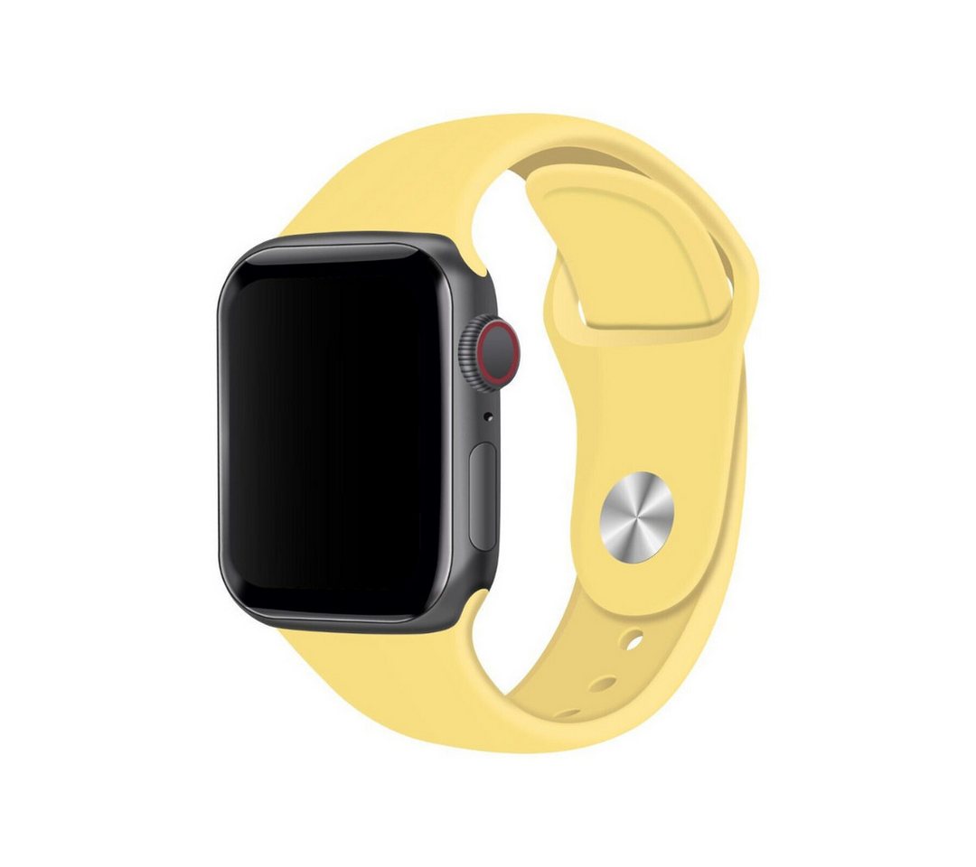 SmartUP Smartwatch-Armband für Apple Watch 11 10 9 8 7 6 5 4 3 SE Ultra Silikon Sport Ersatzband, kompatibel mit allen Apple Watch Modellen, atmungsaktives Silikon von SmartUP