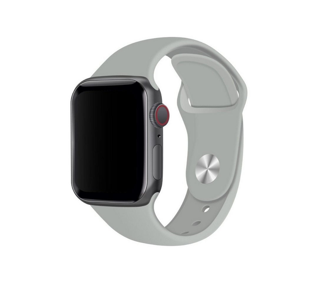 SmartUP Smartwatch-Armband für Apple Watch 11 10 9 8 7 6 5 4 3 SE Ultra Silikon Sport Ersatzband, kompatibel mit allen Apple Watch Modellen, atmungsaktives Silikon von SmartUP