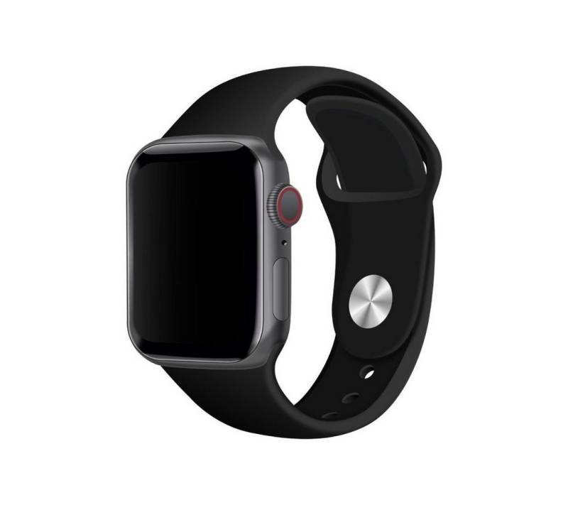 SmartUP Smartwatch-Armband für Apple Watch 11 10 9 8 7 6 5 4 3 SE Ultra Silikon Sport Ersatzband, kompatibel mit allen Apple Watch Modellen, atmungsaktives Silikon von SmartUP
