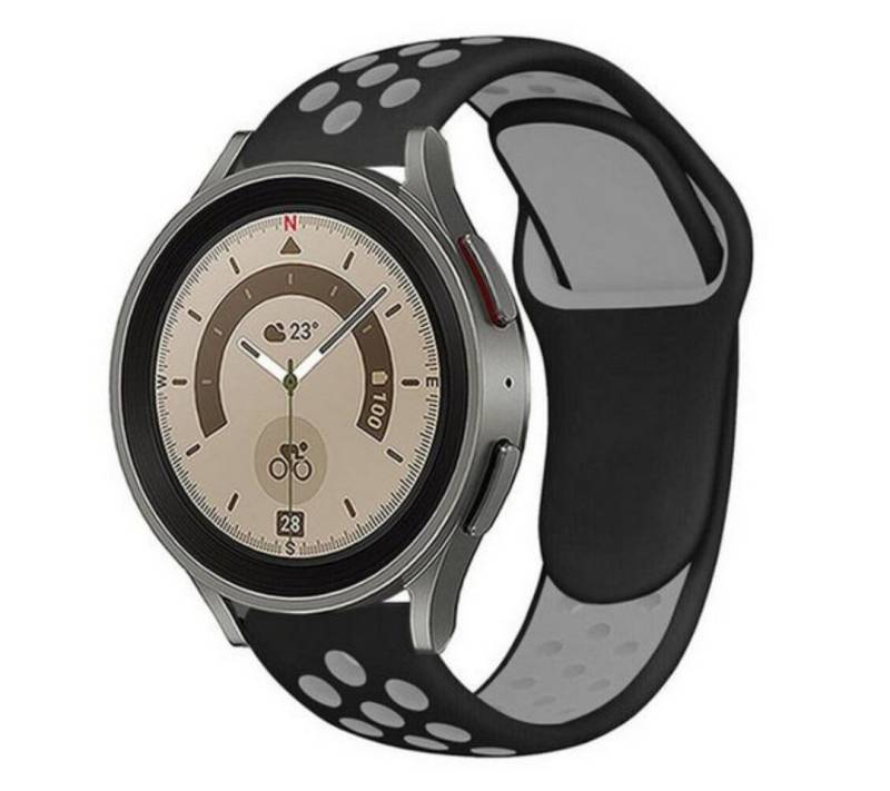 SmartUP Smartwatch-Armband für Samsung Galaxy Watch 7 6 5 4 FE Pro Gear Classic Silikon Ersazband, kompatibel mit allen Samsung Galaxy Watch Modellen von SmartUP