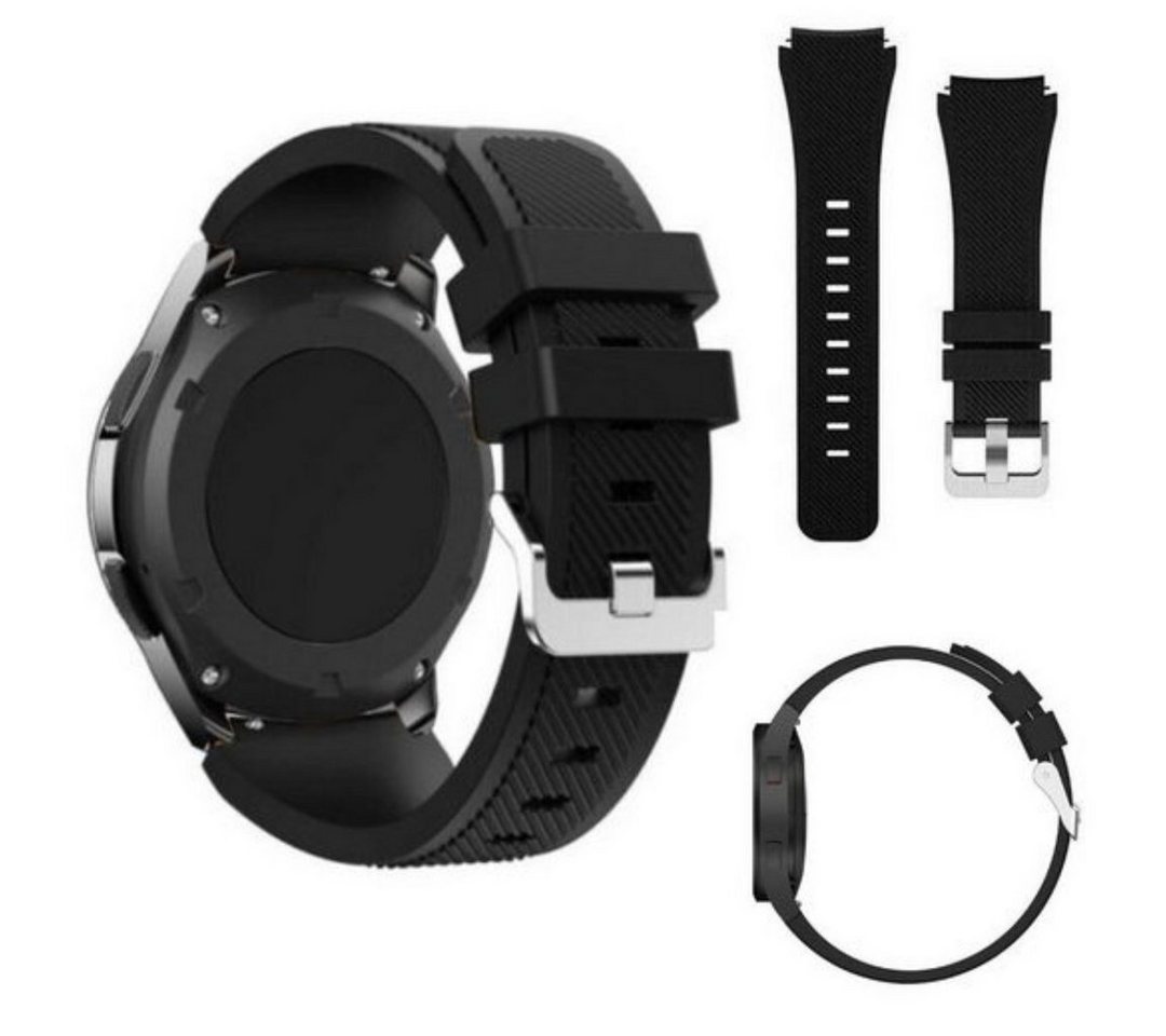 SmartUP Smartwatch-Armband für Samsung Galaxy Watch 7 6 5 4 FE Pro Gear S2 S3 Classic Silikon, kompatibel mit allen Samsung Galaxy Watch Modellen SmartUP Smartwatch-Armband für Samsung Galaxy Watch 7 6 5 4 FE Pro Gear S2 S3 Classic Silikon, kompatibel mit allen Samsung Galaxy Watch Modellen von SmartUP