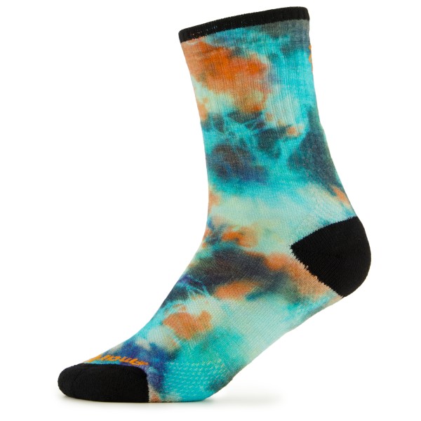 Smartwool - Athletic Far Out Tie Dye Print Crew - Multifunktionssocken Gr L türkis von SmartWool