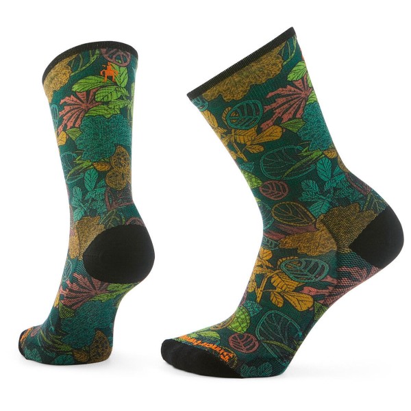 Smartwool - Bike Zero Cushion Aloha Forest Crew Socks - Radsocken Gr XL bunt von SmartWool