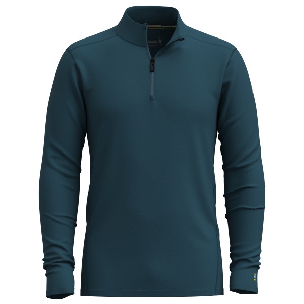 Smartwool - Classic All-Season Merino Base Layer 1/4 Zip Boxed - Merinounterwäsche Gr S blau von SmartWool