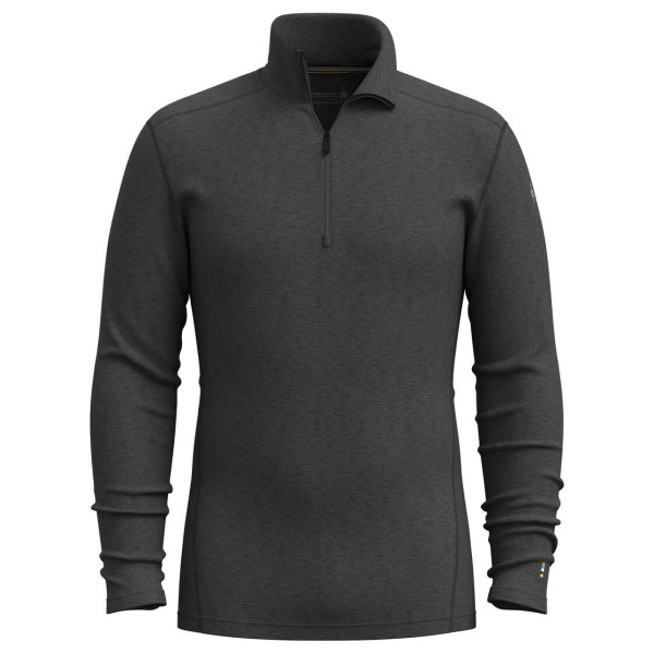 Smartwool - Classic Thermal Merino Base Layer 1/4 Zip Boxed - Merinounterwäsche Gr XXL grau/schwarz Smartwool - Classic Thermal Merino Base Layer 1/4 Zip Boxed - Merinounterwäsche Gr XXL grau/schwarz von SmartWool