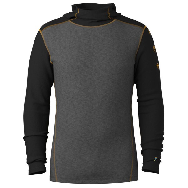 Smartwool - Classic Thermal Merino Base Layer Hoodie - Merinounterwäsche Gr XXL grau/schwarz von SmartWool