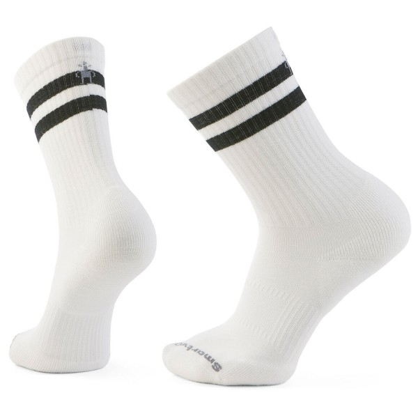 Smartwool - Everyday Athletic Striped Crew Socks - Multifunktionssocken Gr M grau/weiß von SmartWool