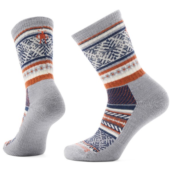 Smartwool - Everyday Fair Isle Sweater Crew - Multifunktionssocken Gr M grau von SmartWool