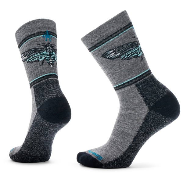 Smartwool - Everyday Forest Loot 2 Crew Socks - Multifunktionssocken Gr L;M;S;XL grau von SmartWool