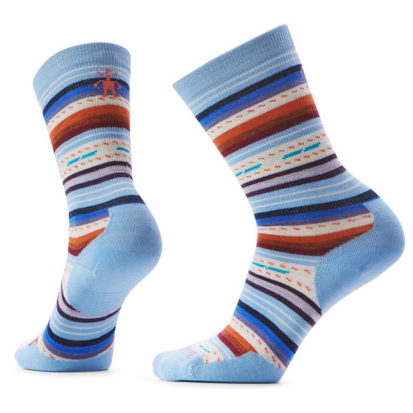 Smartwool - Everyday Margarita Crew - Multifunktionssocken Gr M blau von SmartWool