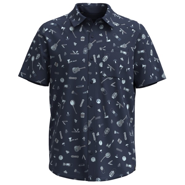 Smartwool - Everyday Short Sleeve Button Down - Hemd Gr M blau von SmartWool