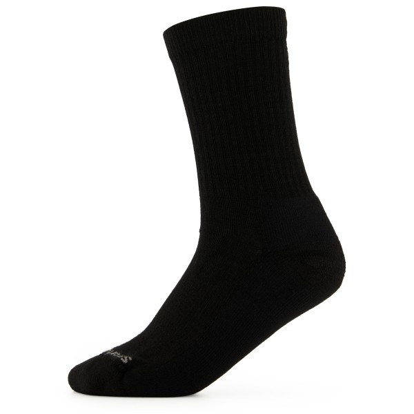 Smartwool - Everyday Solid Rib Crww - Multifunktionssocken Gr S schwarz von SmartWool