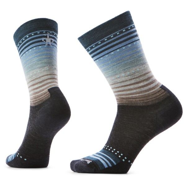 Smartwool - Everyday Stitch Stripe Crew - Multifunktionssocken Gr L grau von SmartWool