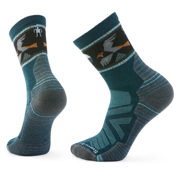 Smartwool - Hike Light Cushion Soaring Mid Crew Sock - Wandersocken Gr L blau von SmartWool