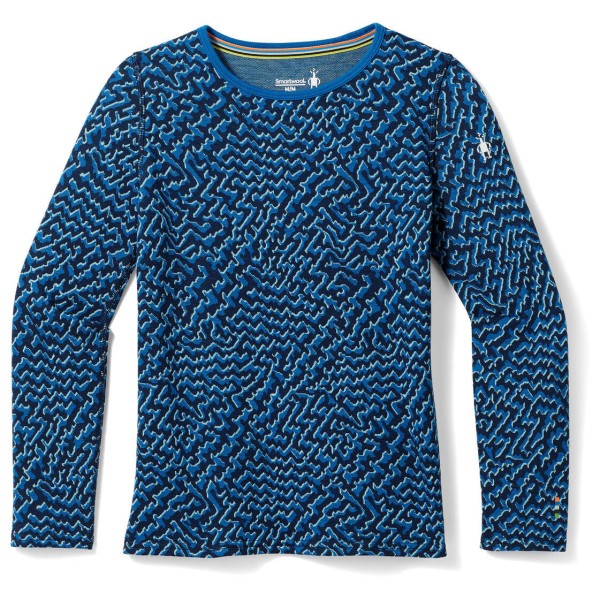 Smartwool - Kid's Classic Thermal Merino BL Crew Boxed - Merinounterwäsche Gr M blau von SmartWool