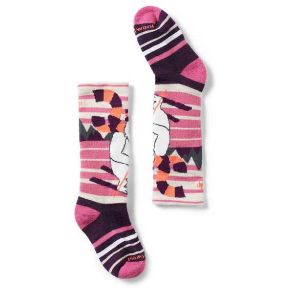 Smartwool - Kid's Wintersport Full Cush.Yeti Pattern OTC Socks - Multifunktionssocken Gr L bunt von SmartWool