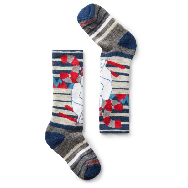 Smartwool - Kid's Wintersport Full Cush.Yeti Pattern OTC Socks - Multifunktionssocken Gr M grau Smartwool - Kid's Wintersport Full Cush.Yeti Pattern OTC Socks - Multifunktionssocken Gr M grau von SmartWool