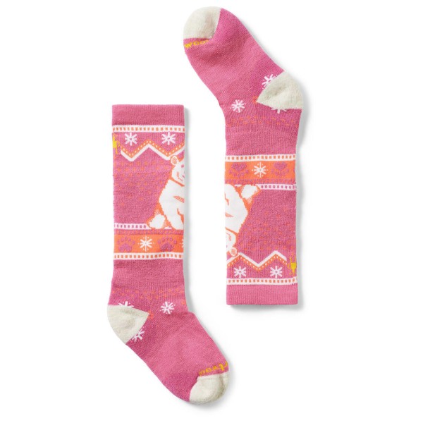 Smartwool - Kid's Wintersport Full Cushion Bear Pattern OTC - Multifunktionssocken Gr M rosa von SmartWool