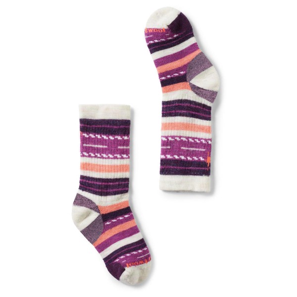 Smartwool - Kids' Hike Full Cushion Margarita Crew Socks - Multifunktionssocken Gr M lila von SmartWool