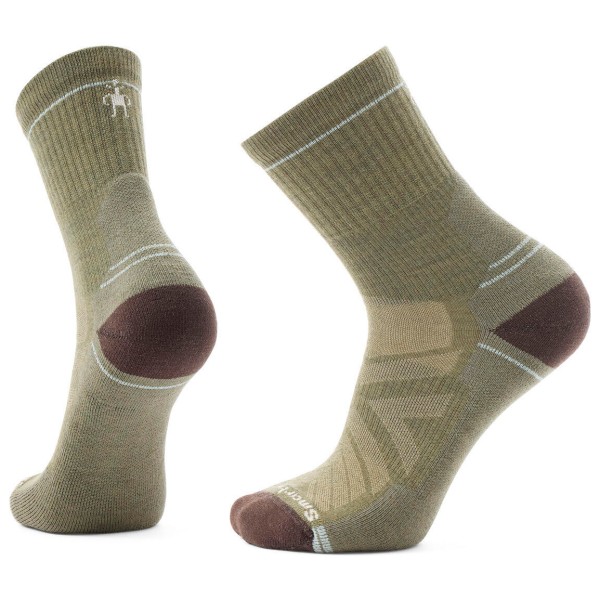Smartwool - Performance Hike Light Cushion Mid Crew - Wandersocken Gr M oliv von SmartWool