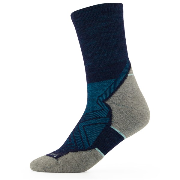 Smartwool - Run Targeted Cushion Mid Crew - Laufsocken Gr L blau von SmartWool