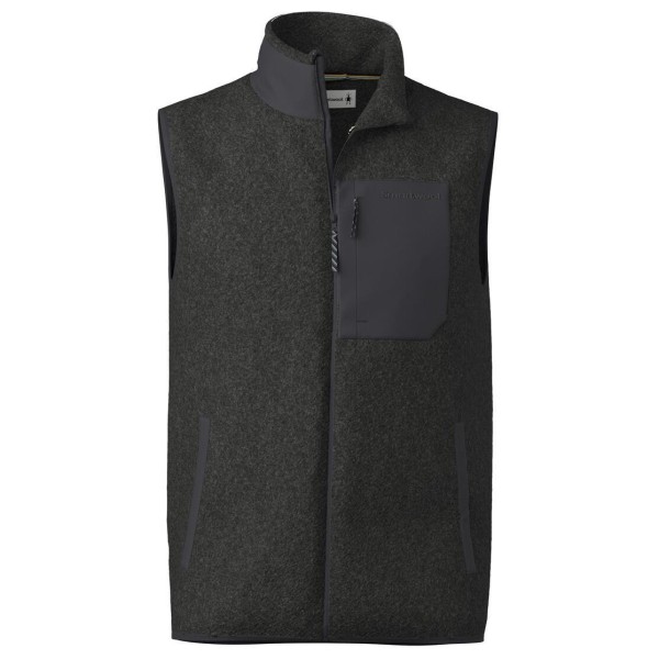 Smartwool - Second Cut Fleece Vest - Merinopullover Gr XL schwarz/grau von SmartWool